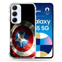 Coque Pour Samsung Galaxy A55 5G Captain America Bouclier