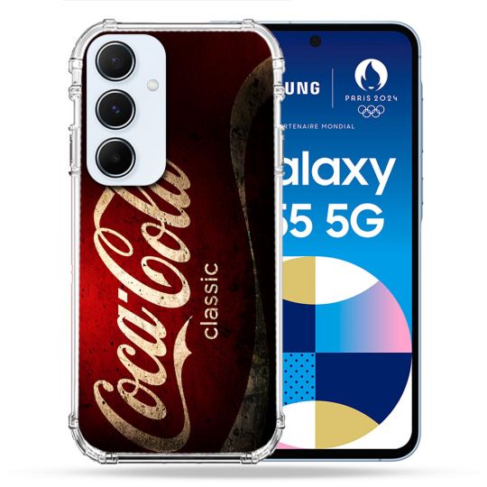 Coque Pour Samsung Galaxy A55 5G Coca Cola Classique