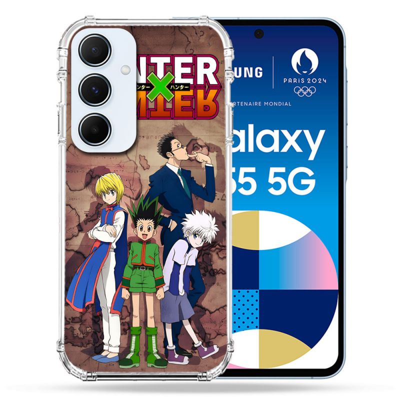 Coque Pour Samsung Galaxy A55 5G Manga Hunter X Hunter Vintage