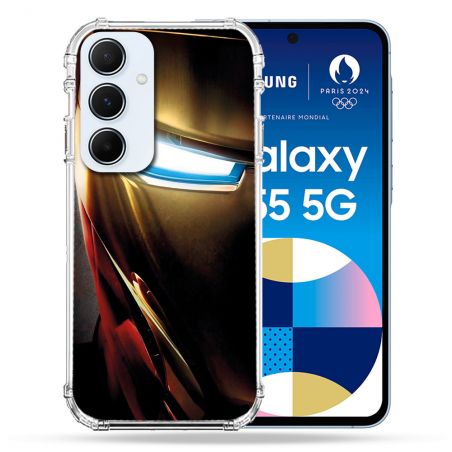Coque Pour Samsung Galaxy A55 5G Iron Man Casque