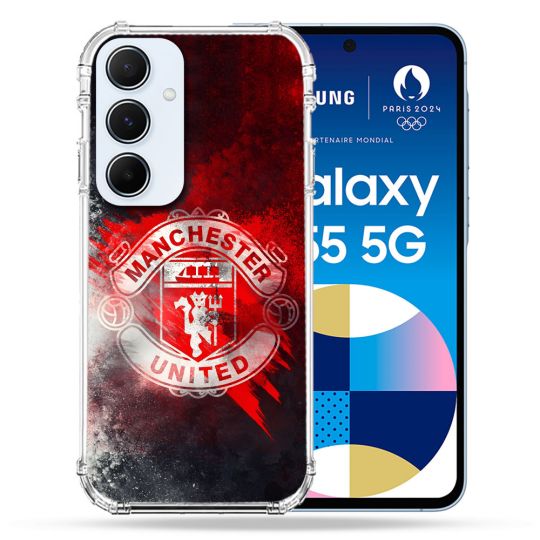 Coque Pour Samsung Galaxy A55 5G Foot Manchetser United