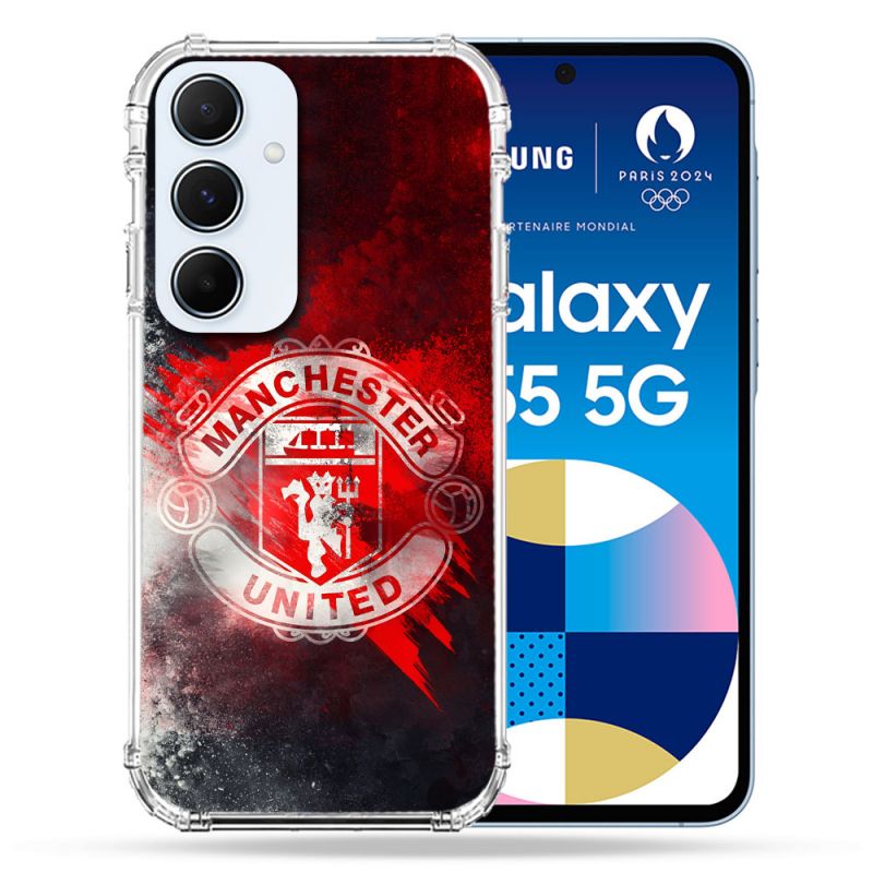 Coque Pour Samsung Galaxy A55 5G Foot Manchetser United