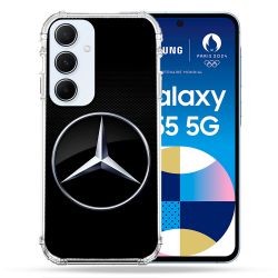 Coque Pour Samsung Galaxy A55 5G Mercedes Carbone