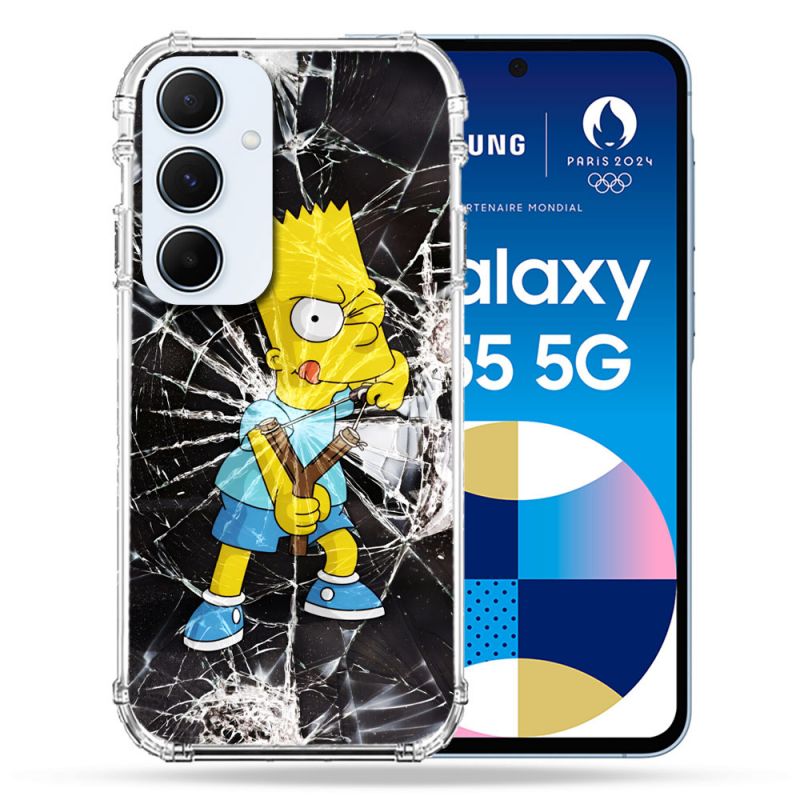 Coque Pour Samsung Galaxy A55 5G Simpson Bart