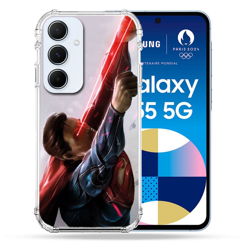 Coque Pour Samsung Galaxy A55 5G Superman Laser