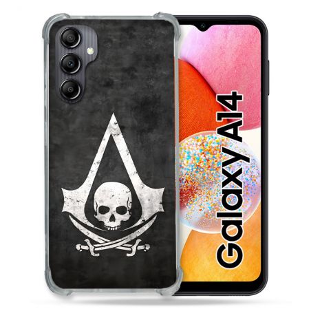 Coque Pour Samsung Galaxy A14 4G / 5G Assassin Creed Tete Mort