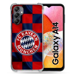 Coque Pour Samsung Galaxy A14 4G / 5G Foot Bayern Munich Carreaux