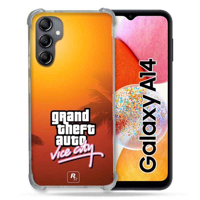 Coque Pour Samsung Galaxy A14 4G / 5G GTA Vice City