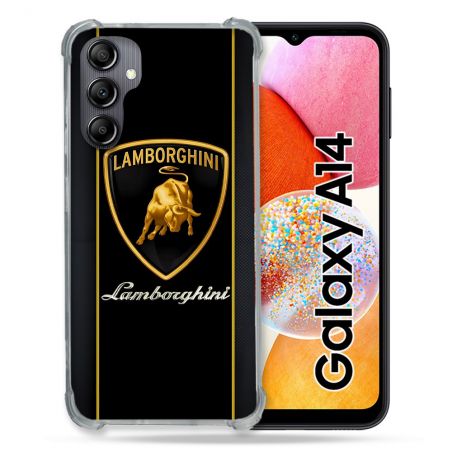 Coque Pour Samsung Galaxy A14 4G / 5G Lamborghini Carbone