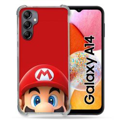 Coque Pour Samsung Galaxy A14 4G / 5G Mario Rouge