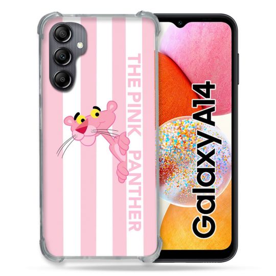 Coque Pour Samsung Galaxy A14 4G / 5G Panthere Rose
