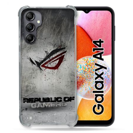 Coque Pour Samsung Galaxy A14 4G / 5G ROG Gris