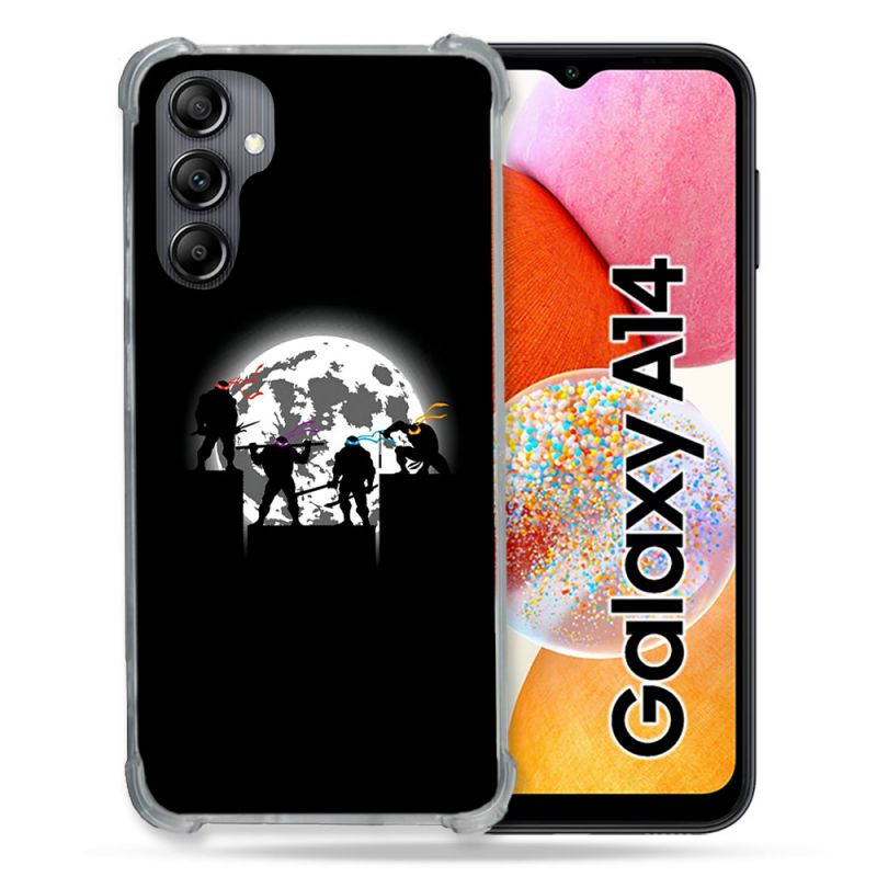 Coque Pour Samsung Galaxy A14 4G / 5G Tortue Ninja Ombre