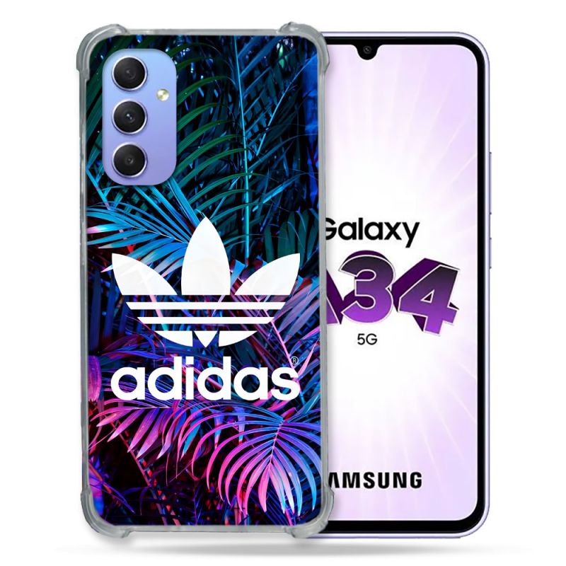 Coque Pour Samsung Galaxy A34 5G Adidas Palmier