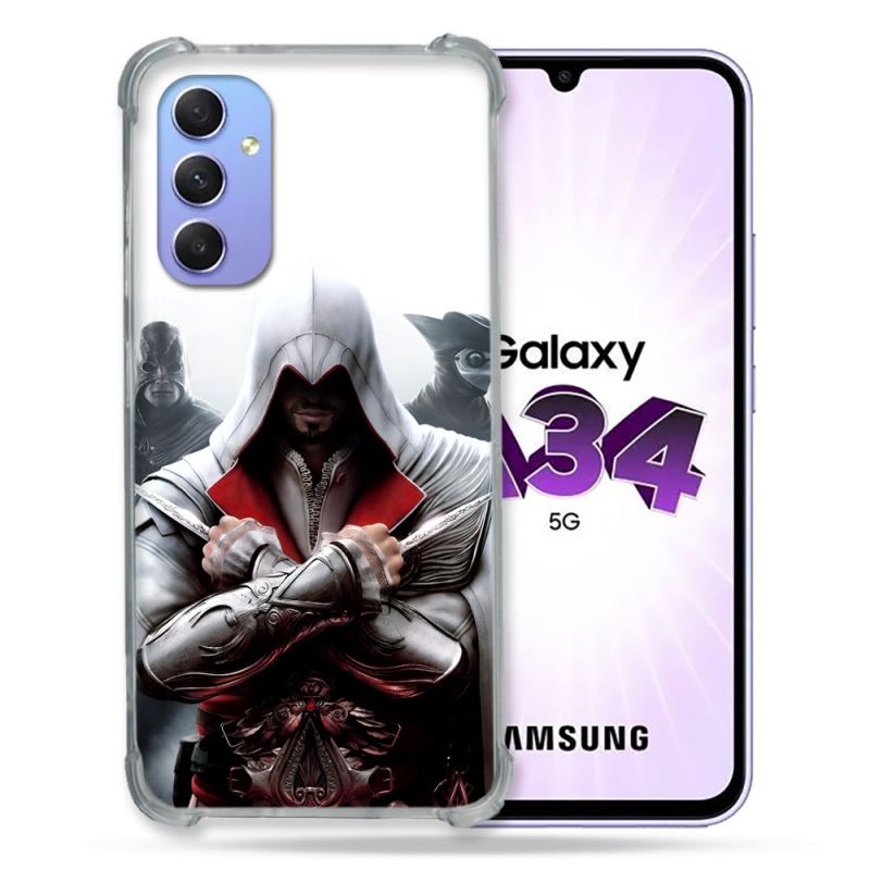 Coque Pour Samsung Galaxy A34 5G Assassin Creed Mask