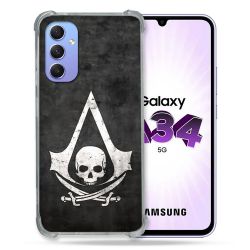 Coque Pour Samsung Galaxy A34 5G Assassin Creed Tete Mort