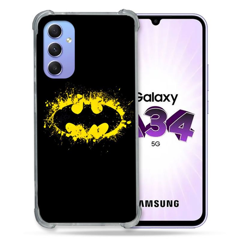 Coque Pour Samsung Galaxy A34 5G Batman Logo