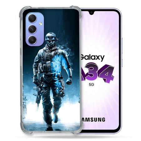 Coque Pour Samsung Galaxy A34 5G Call Of Duty Guerrier