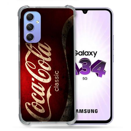 Coque Pour Samsung Galaxy A34 5G Coca Cola Classique