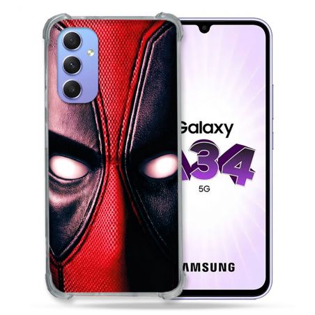 Coque Pour Samsung Galaxy A34 5G Deadpool Yeux