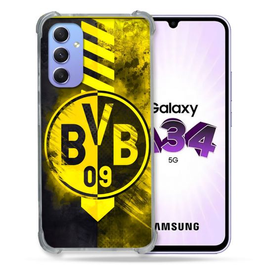 Coque Pour Samsung Galaxy A34 5G Foot Dortmund