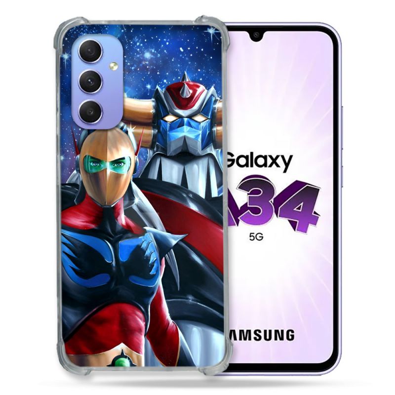 Coque Pour Samsung Galaxy A34 5G Goldorak