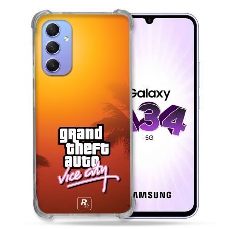 Coque Pour Samsung Galaxy A34 5G GTA Vice City