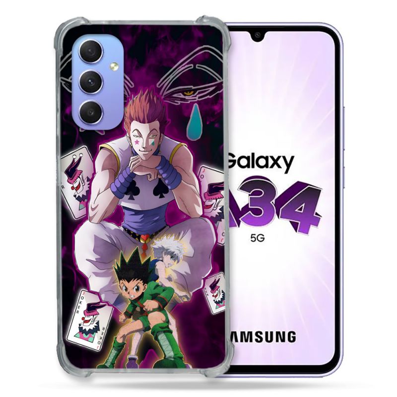 Coque Pour Samsung Galaxy A34 5G Manga Hunter X Hunter Hisoka
