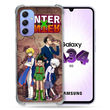 Coque Pour Samsung Galaxy A34 5G Manga Hunter X Hunter Vintage