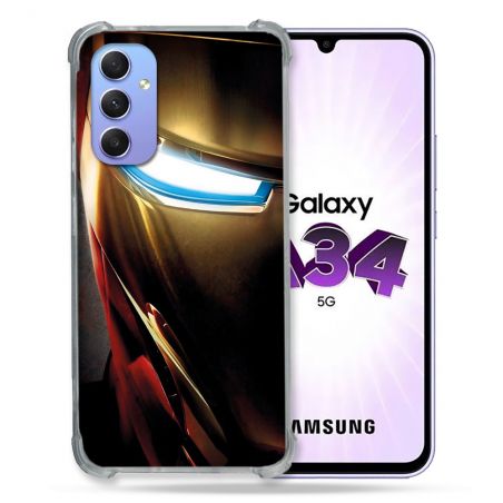 Coque Pour Samsung Galaxy A34 5G Iron Man Casque