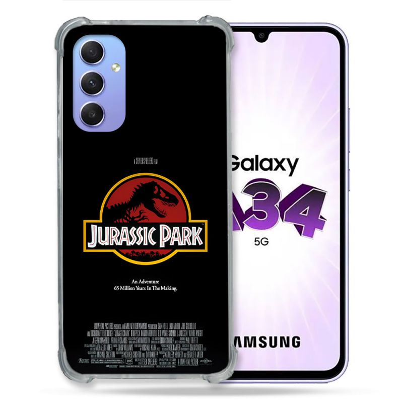 Coque Pour Samsung Galaxy A34 5G Jurassik Park Affiche