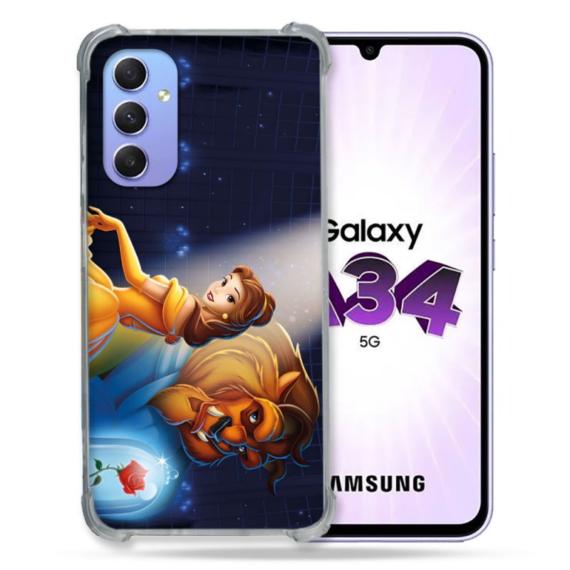 Coque Pour Samsung Galaxy A34 5G La Belle et La Bête