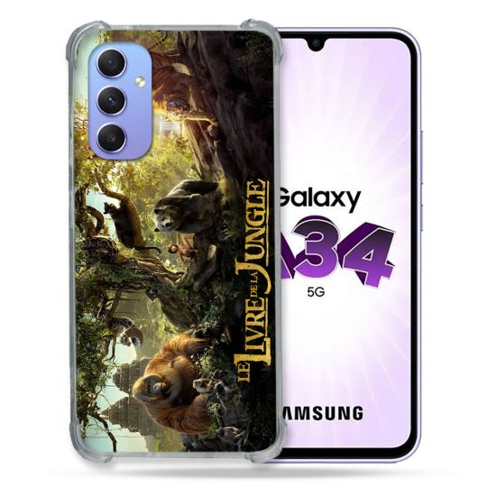 Coque Pour Samsung Galaxy A34 5G Le Livre De La Jungle Affiche