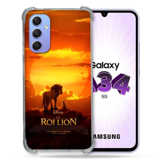 Coque Pour Samsung Galaxy A34 5G Le Roi Lion Affiche