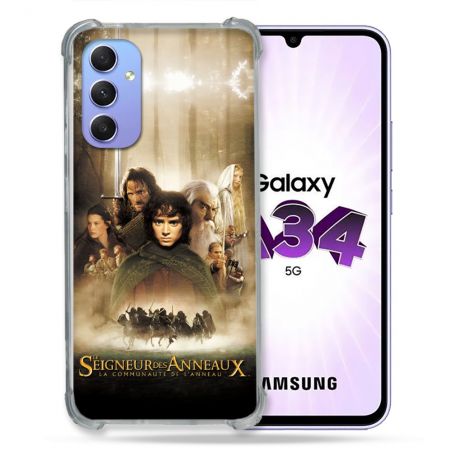 Coque Pour Samsung Galaxy A34 5G Le seigneur Des Anneaux Affiche