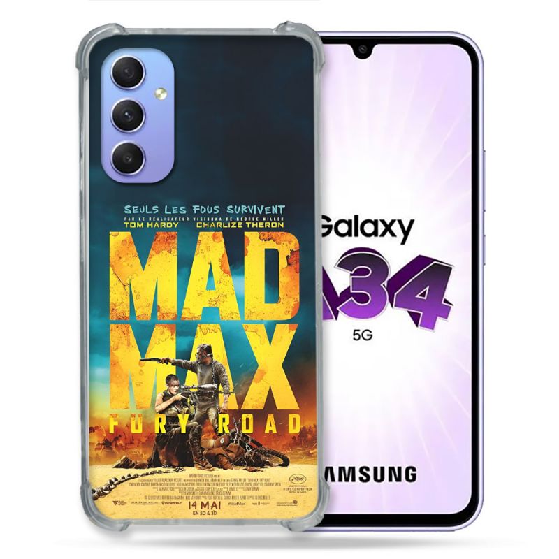 Coque Pour Samsung Galaxy A34 5G Mad Max Affiche