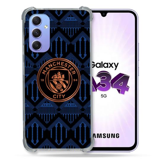 Coque Pour Samsung Galaxy A34 5G Foot Manchester City