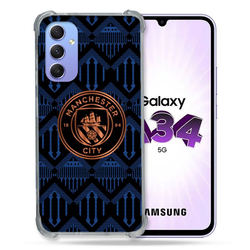 Coque Pour Samsung Galaxy A34 5G Foot Manchester City