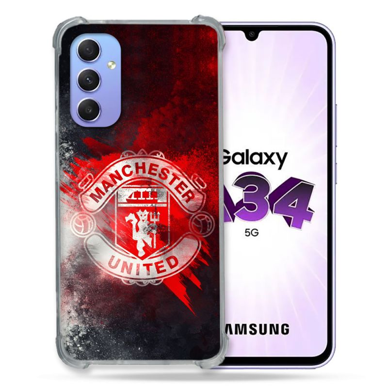 Coque Pour Samsung Galaxy A34 5G Foot Manchetser United