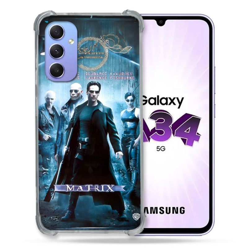 Coque Pour Samsung Galaxy A34 5G Matrix Affiche