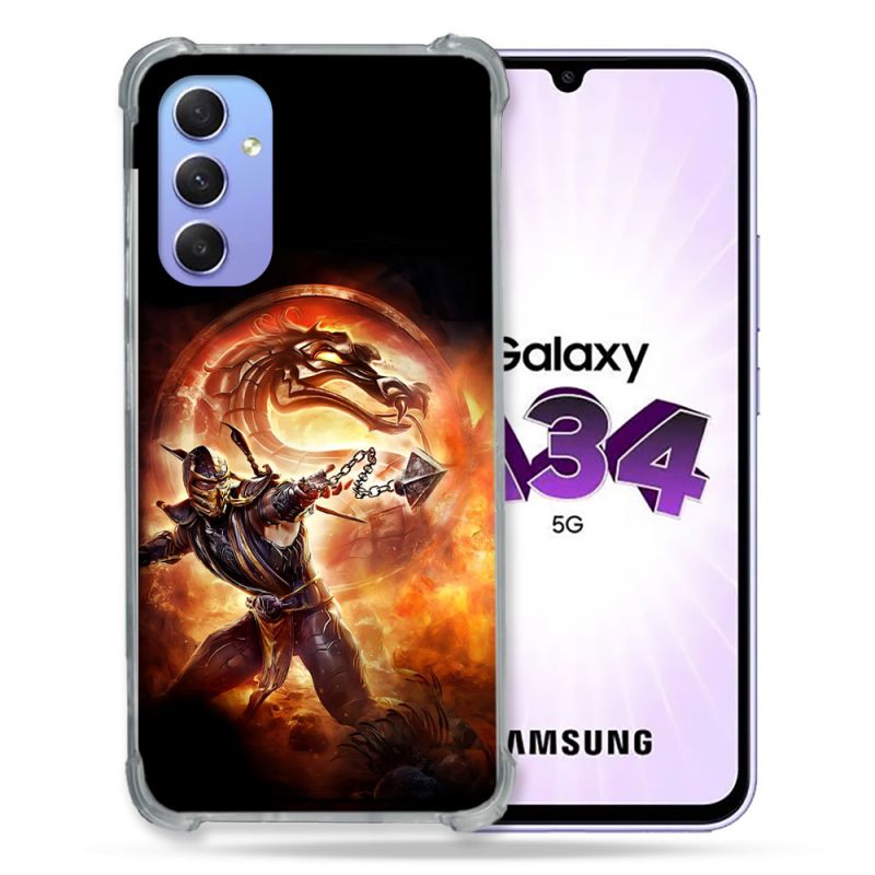 Coque Pour Samsung Galaxy A34 5G Mortal Combat