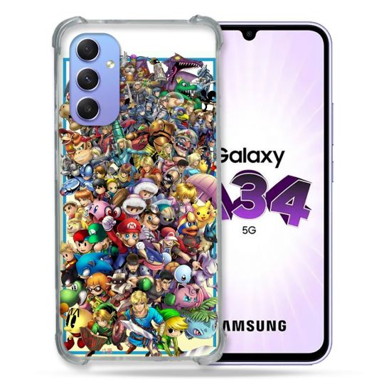 Coque Pour Samsung Galaxy A34 5G Nintendo