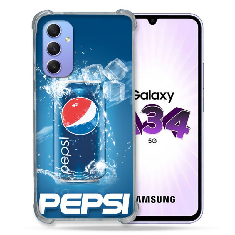 Coque Pour Samsung Galaxy A34 5G Pepsi