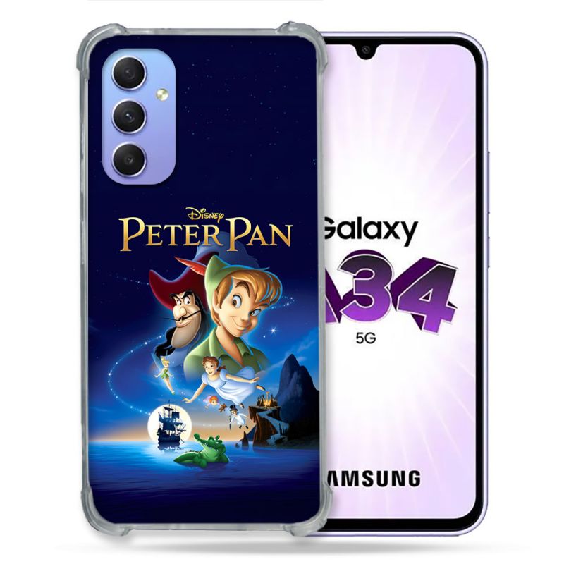 Coque Pour Samsung Galaxy A34 5G Peter Pan Affiche