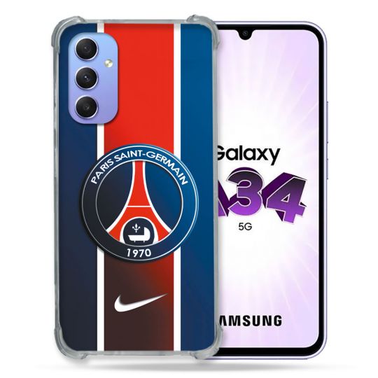 Coque Pour Samsung Galaxy A34 5G Foot PSG 1970