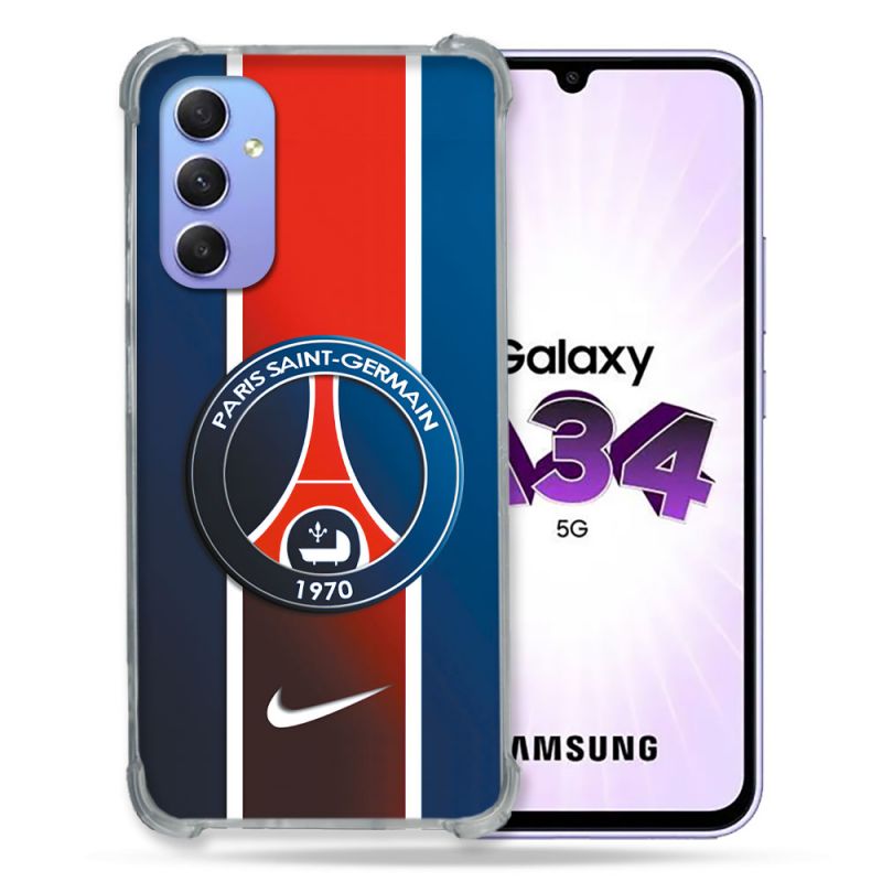 Coque Pour Samsung Galaxy A34 5G Foot PSG 1970
