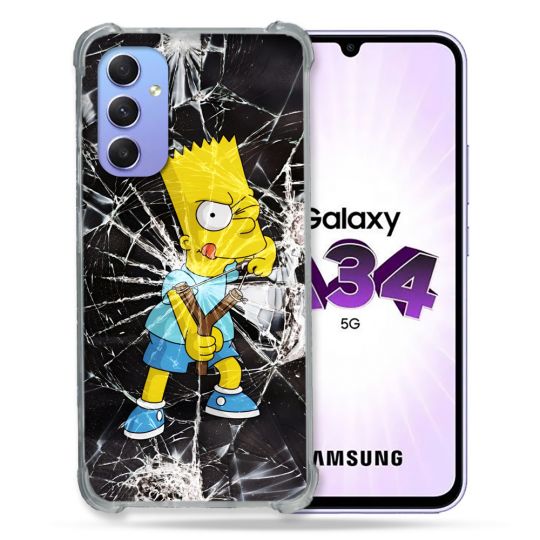 Coque Pour Samsung Galaxy A34 5G Simpson Bart