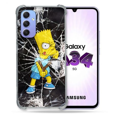 Coque Pour Samsung Galaxy A34 5G Simpson Bart