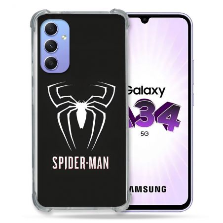 Coque Pour Samsung Galaxy A34 5G Spiderman Logo