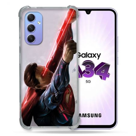 Coque Pour Samsung Galaxy A34 5G Superman Laser